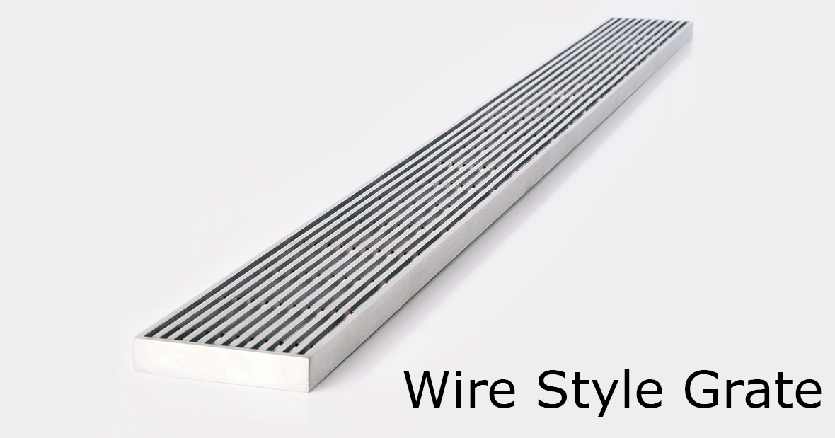 Akril Tile Tray Rear Grate 900x1200 - Designer Bathware