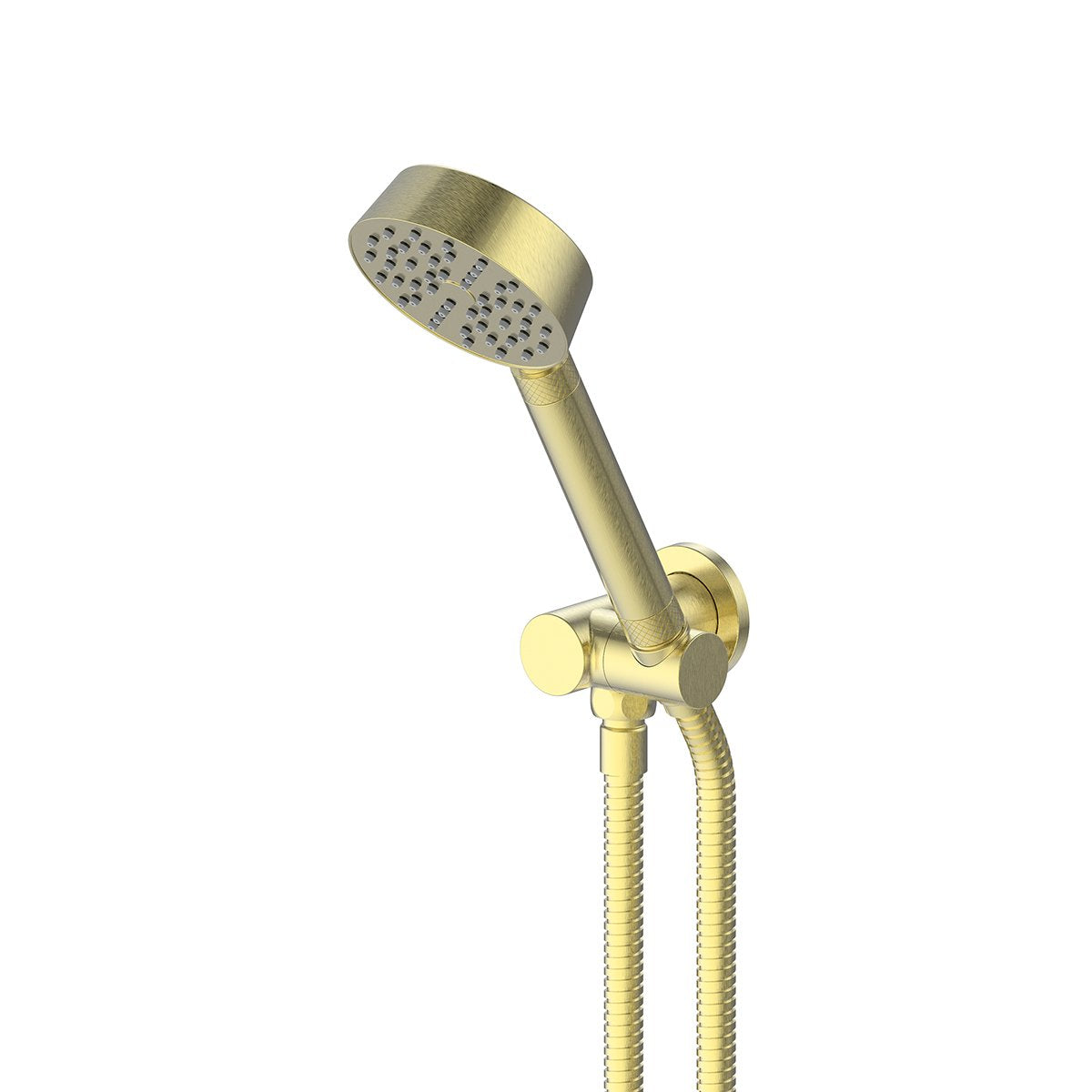 Textura Hand Shower On Bracket Brushed Brass