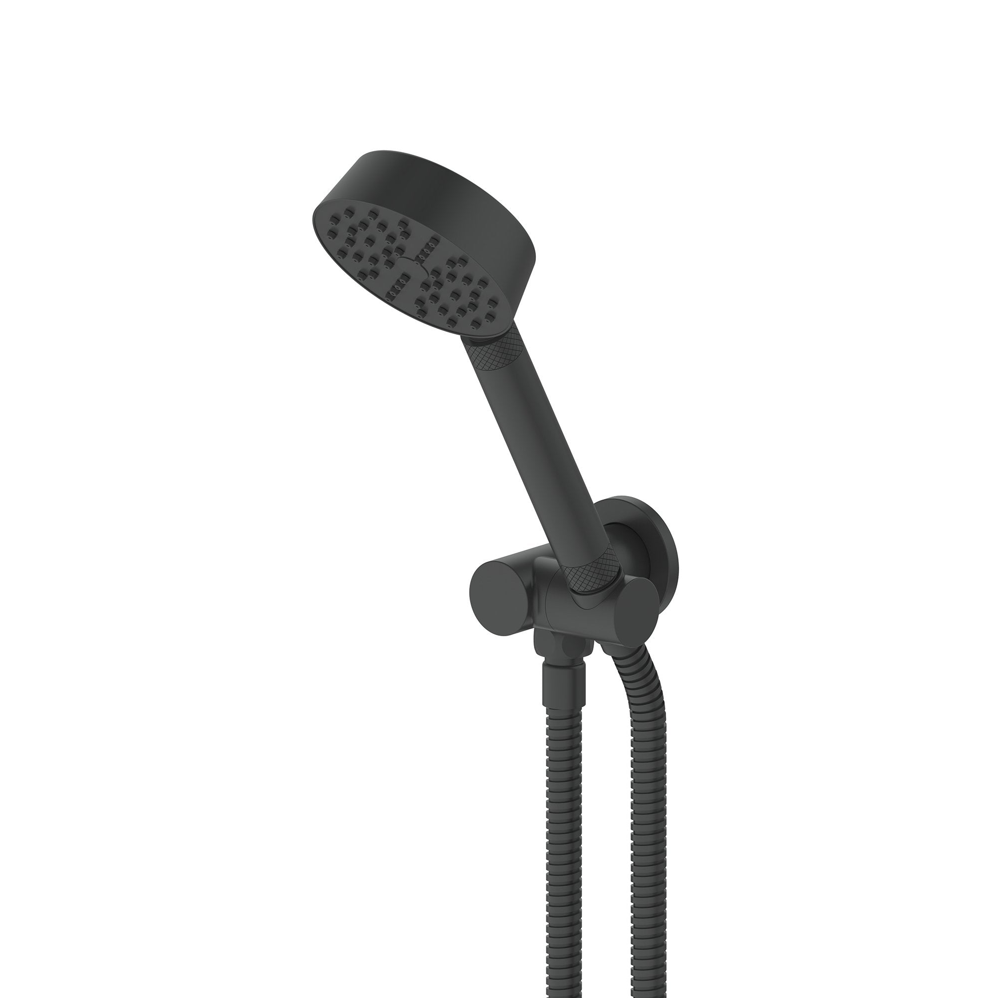 Textura Hand Shower On Bracket Matte Black