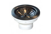 90 x 50mm Brushed Gunmetal Basket Waste - Designer Bathware