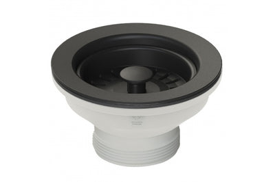 90 x 50mm Matte Black Basket Waste