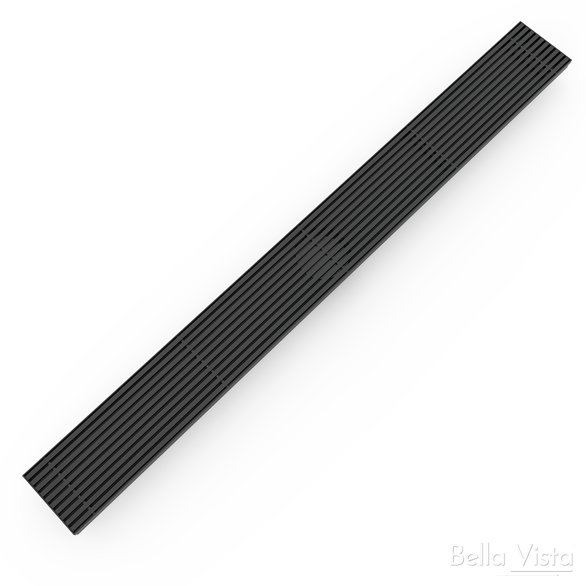 Builders Grate - CFG AU Pattern - Black - Designer Bathware