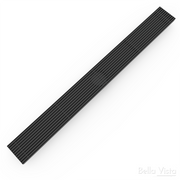 Builders Grate - CFG AU Pattern - Black - Designer Bathware