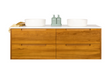 Avila Teak Timber Vanity - Designer Bathware