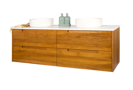 Avila Teak Timber Vanity - Designer Bathware