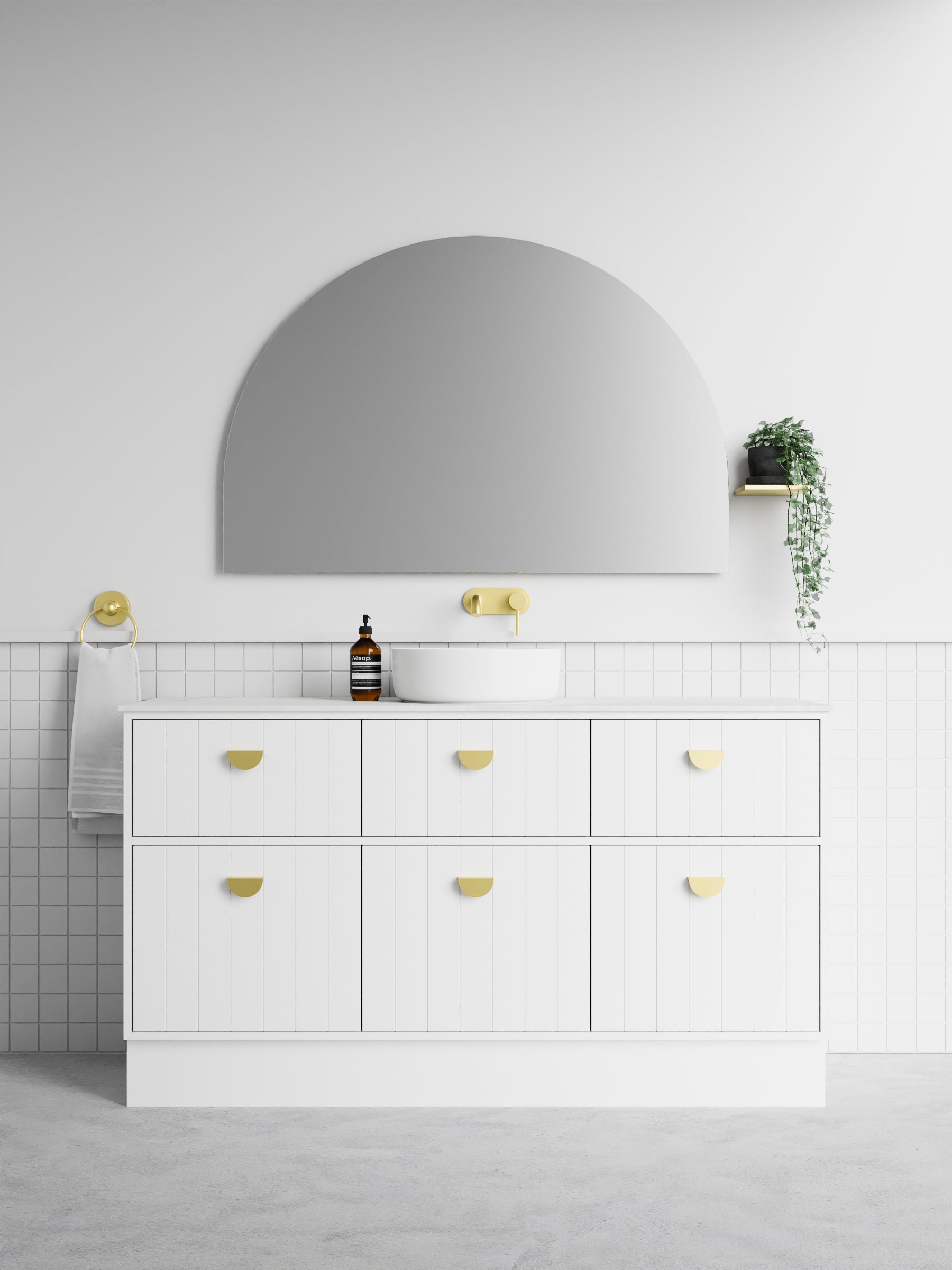 Anna Vanity Unit Floor Mount - Designer Bathware