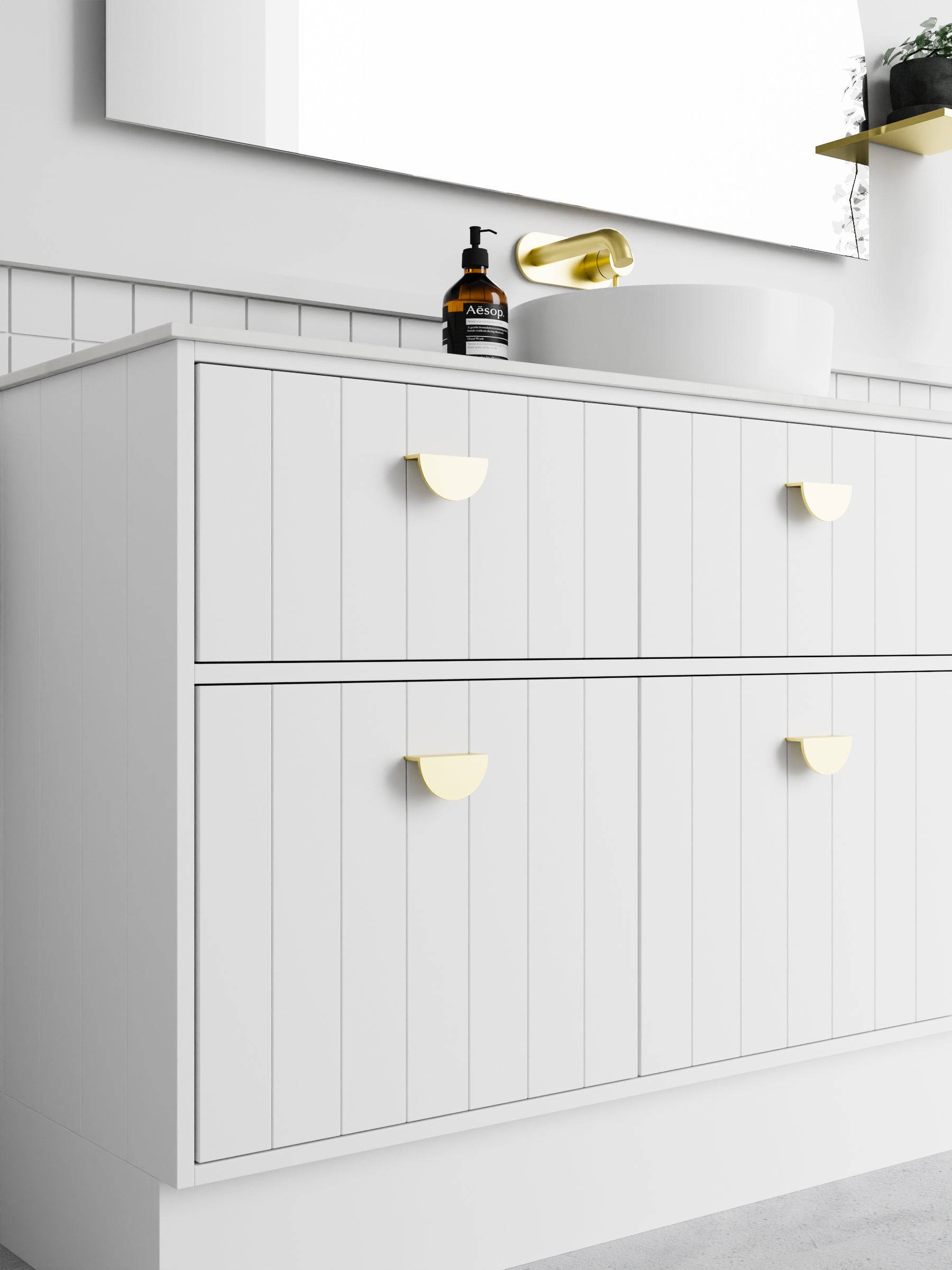 Anna Vanity Unit Floor Mount - Designer Bathware