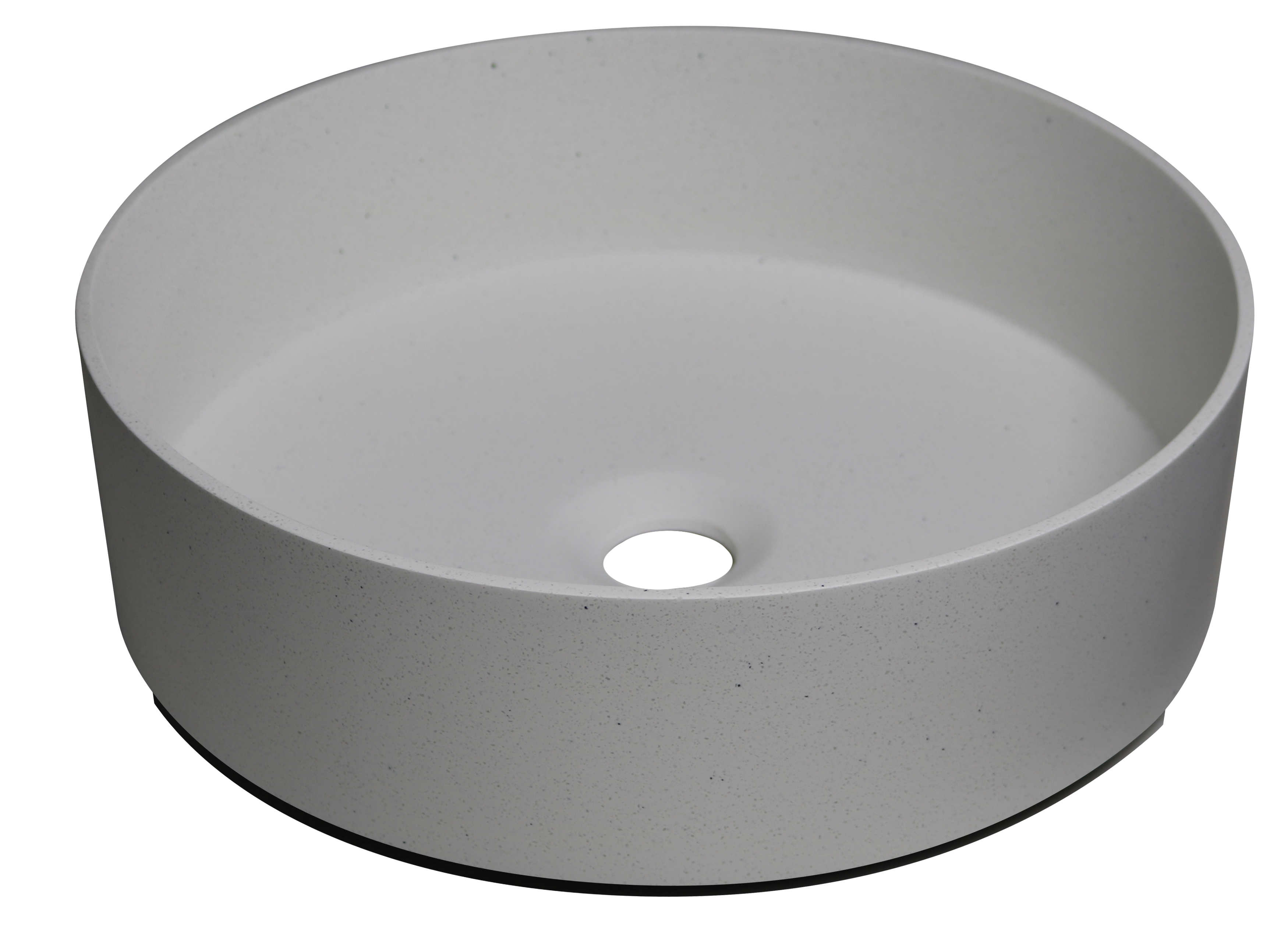 Regio Ash Cloud Acrylic Solid Surface Above Counter Basin - Designer Bathware