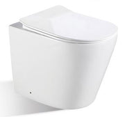BNK Rimless Gloss White Wall Faced Toilet Pan - Designer Bathware