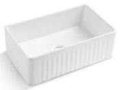 Downton Single Bowl Ceramic Butler Sink - Designer Bathware