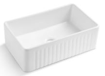 Downton Single Bowl Ceramic Butler Sink - Designer Bathware