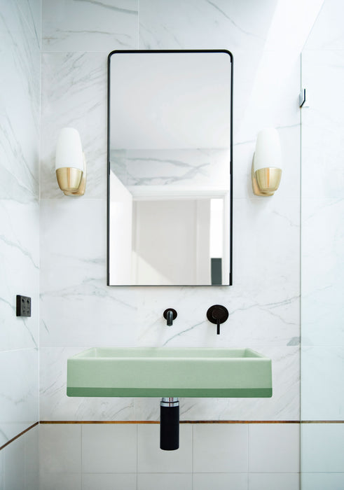 Wall Hung Cube Basin - Designer Bathware