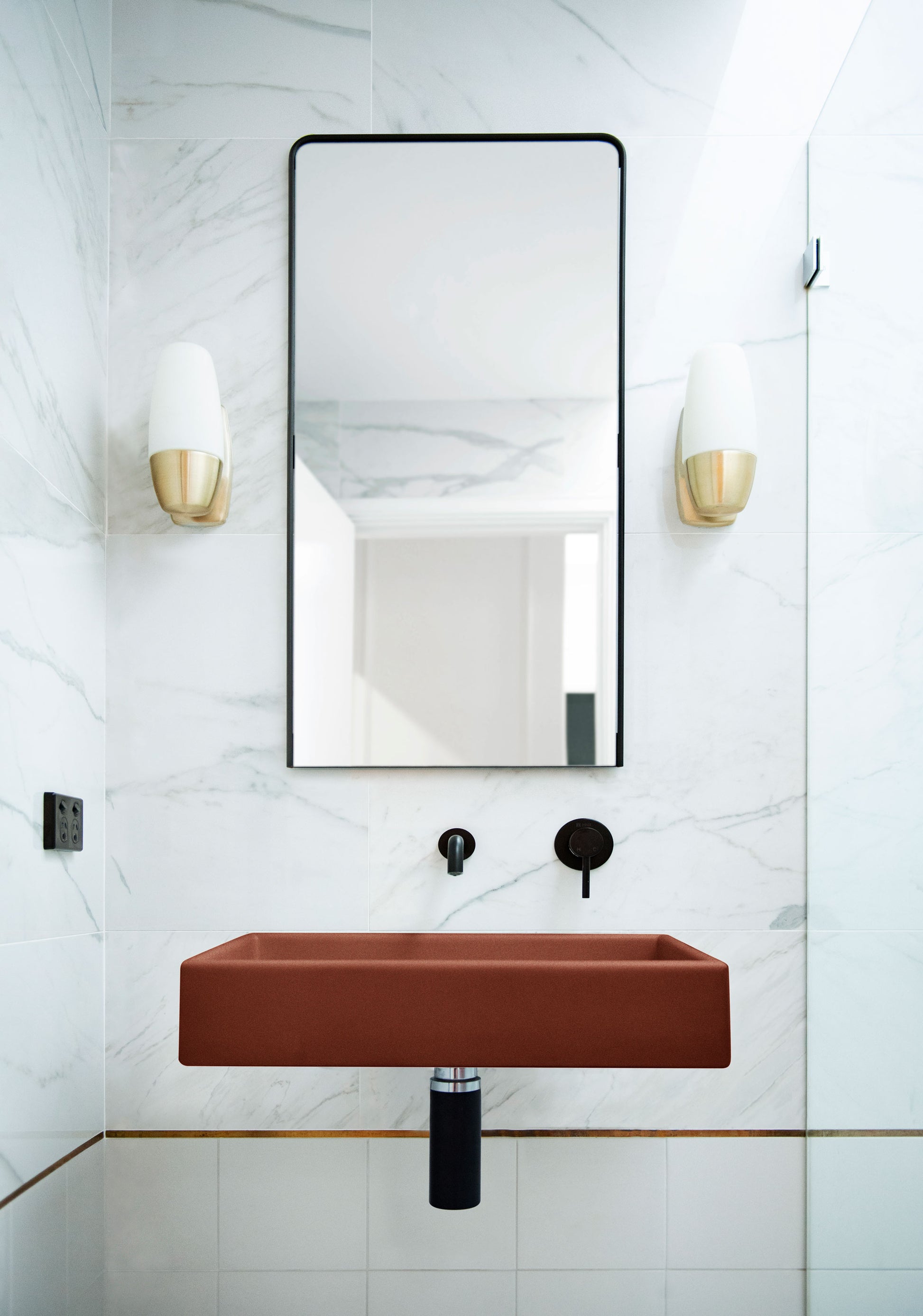 Wall Hung Box Basin - Designer Bathware