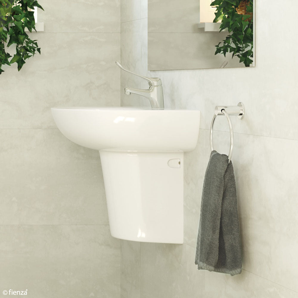 Accessible Toilet Care Kit 2 with Right-Hand 40° Rail - Designer Bathware