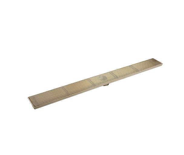 Builders Grate - CFG AU Pattern - Brushed Gold - Designer Bathware