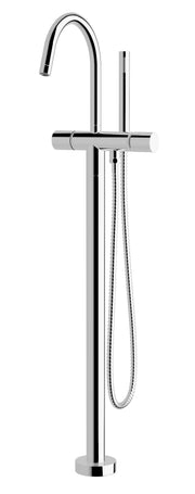 Circa Floor Mount Mixer with Hand Shower - Designer Bathware