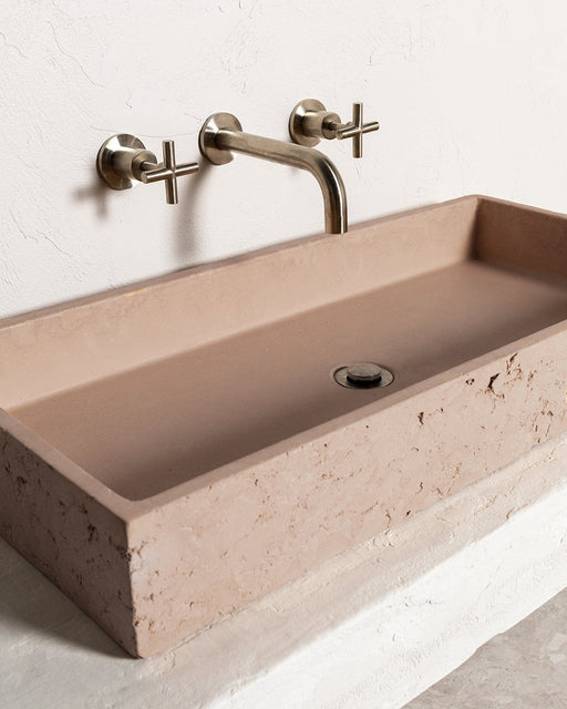 Concrete Nation Terra Concrete Basin - Clay (ex display) - Designer Bathware