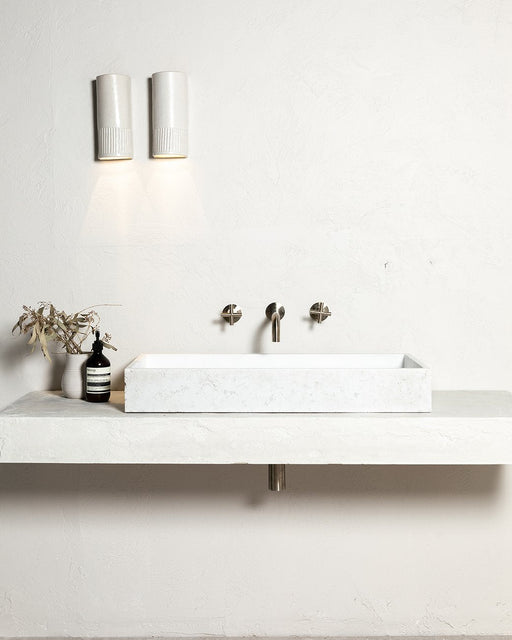 Concrete Nation Terra Concrete Basin - Stone (ex display) - Designer Bathware