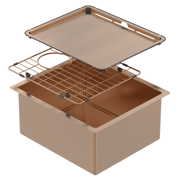 Piazza Square Bowl - Designer Bathware
