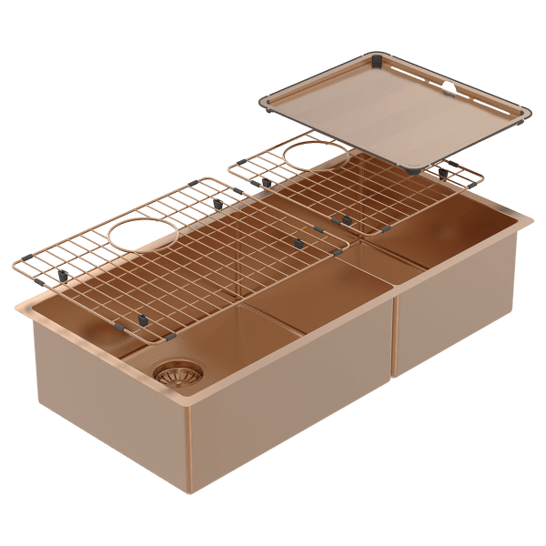 Piazza One & 3/4 Square Bowl - Designer Bathware