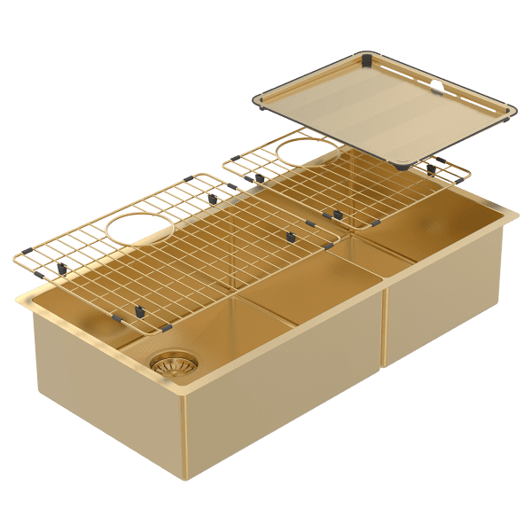 Piazza One & 3/4 Square Bowl - Designer Bathware