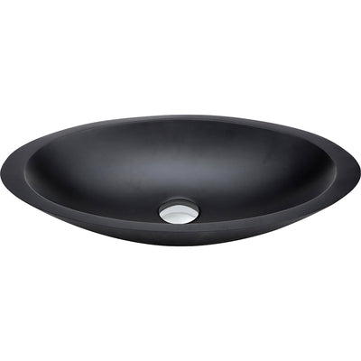 Bahama Matte Black Soild Surface Basin