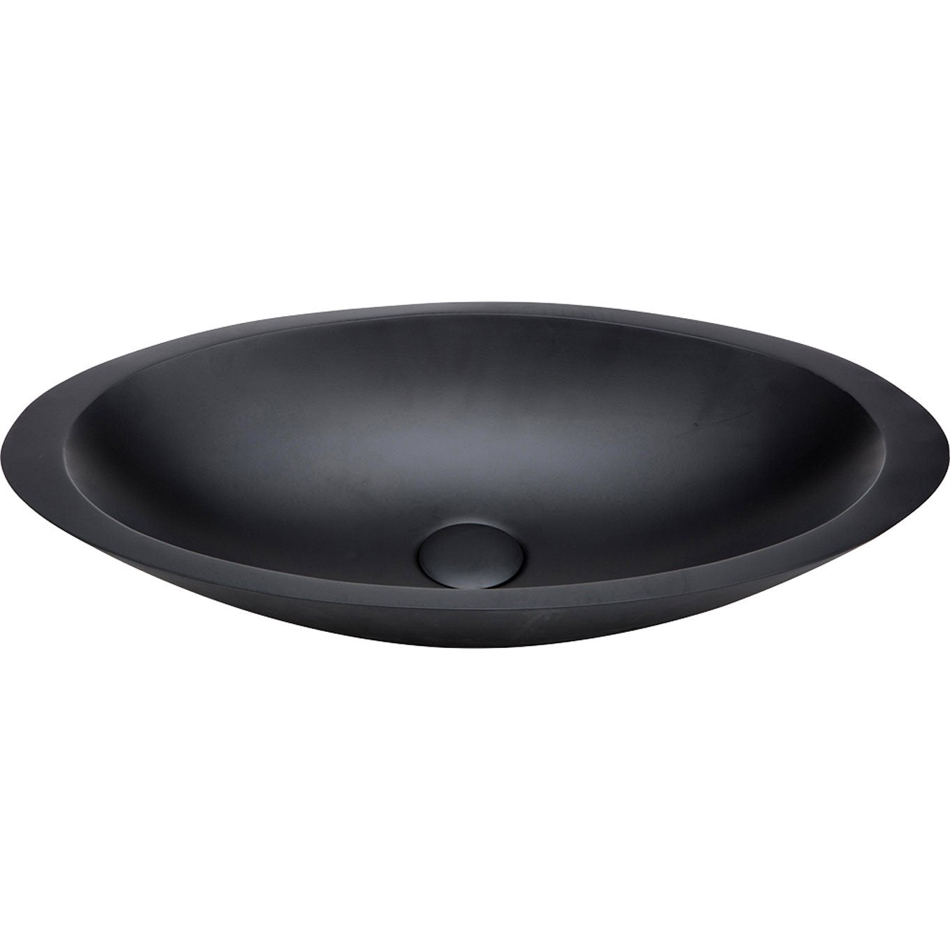 Bahama Matte Black Soild Surface Basin