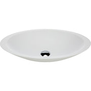 Bahama Matte White Soild Surface Basin