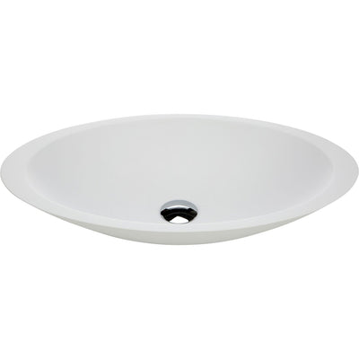 Bahama Matte White Soild Surface Basin