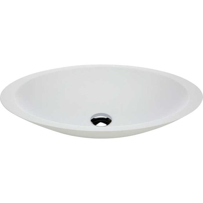 Bahama Matte White Soild Surface Basin