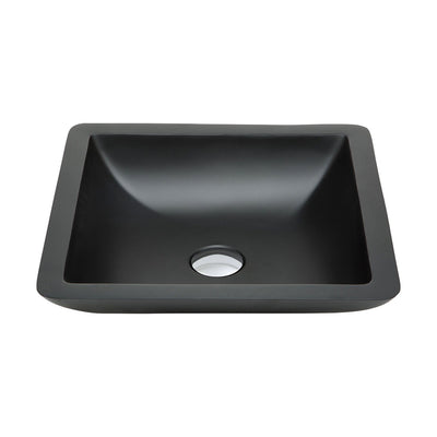 Classique 420 Matte Black Solid Surface Basin
