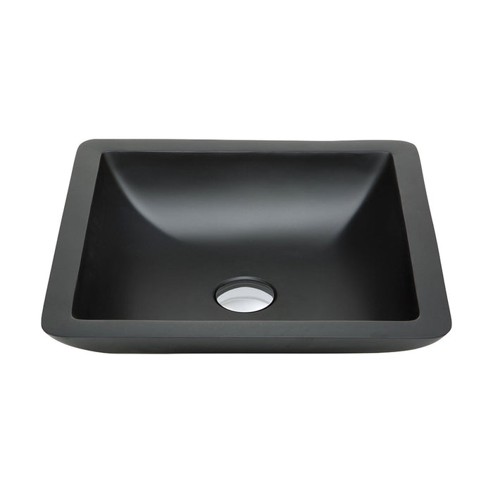 Classique 420 Matte Black Soild Surface Basin