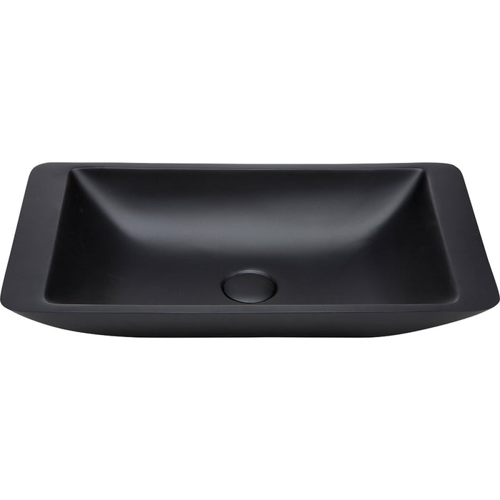 Classique 600 Matte Black Soild Surface Basin