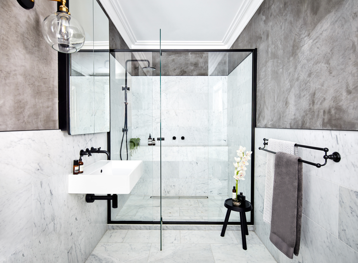 Designer Semi Frameless Shower Screen - Designer Bathware