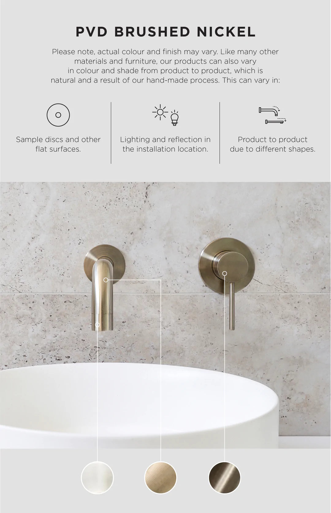 Round Shower Rose 200mm - Designer Bathware