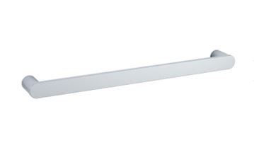Flat Pill Single Bar Heated Towel Rail - Designer Bathware