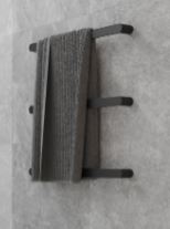 Flat Pill Single Bar Heated Towel Rail - Designer Bathware