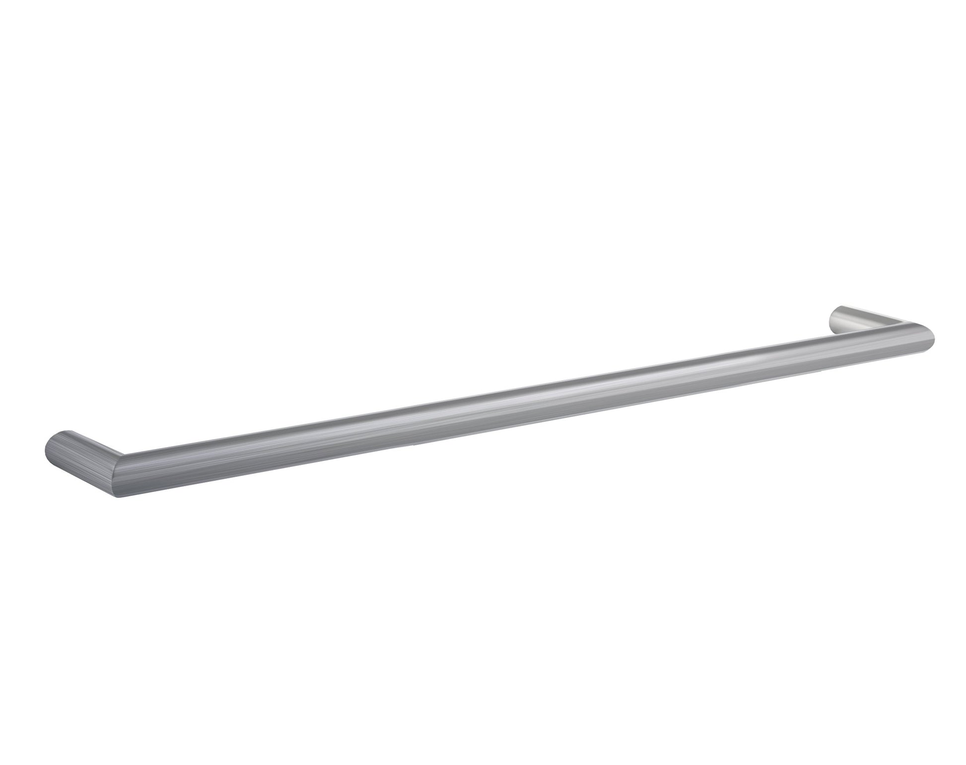 Thermogroup Round Heated Single Bar Rail Brushed Stainless Steel