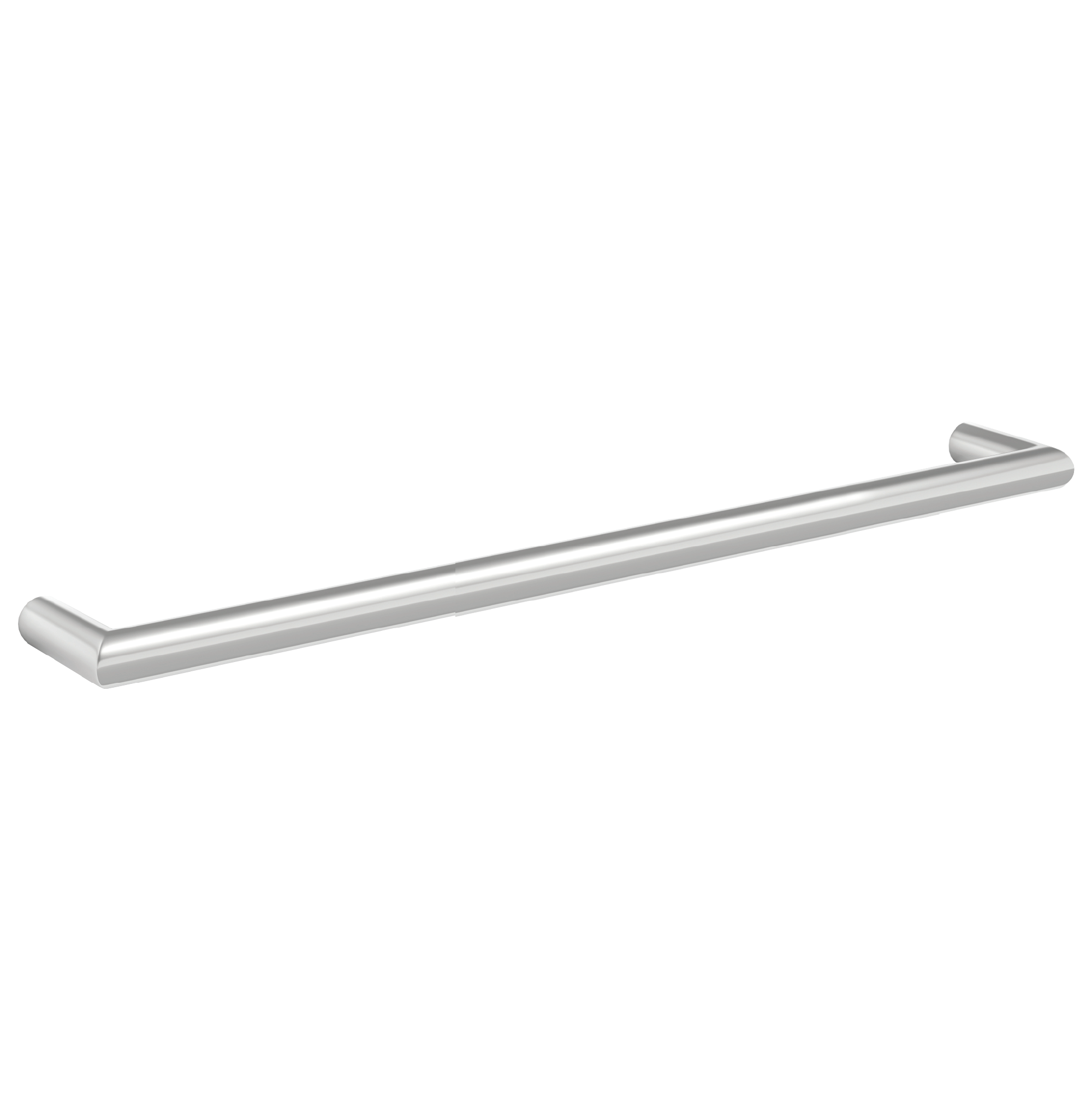 Thermogroup Round Heated Single Bar Rail Polished Stainless Steel