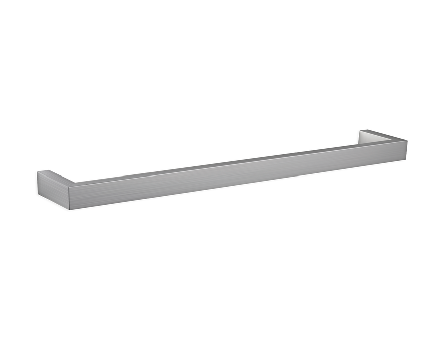 Thermogroup Round Heated Single Bar Rail Brushed Stainless Steel