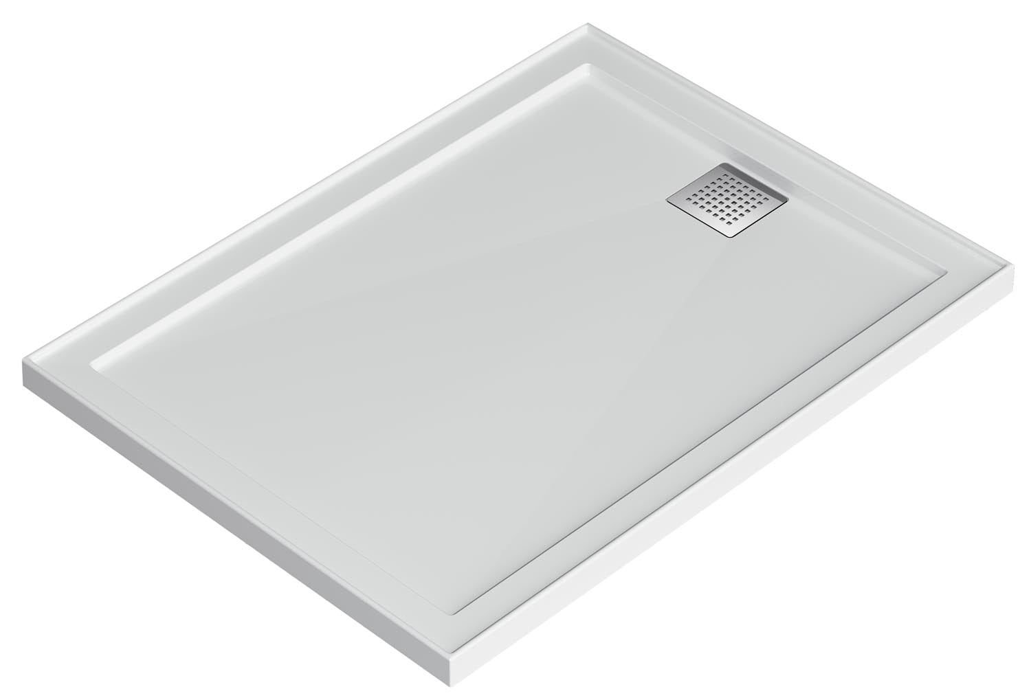 Oceano Stonelite Eco Shower Base 1000 x 1000 - Designer Bathware