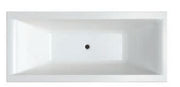 Oceano Elite Island Inset Bath - Gloss 1700 - Designer Bathware