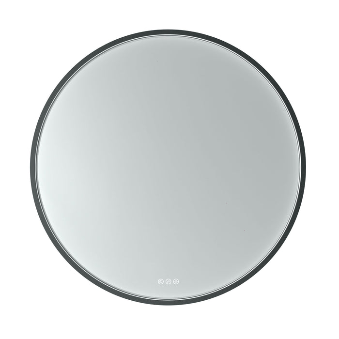 Euro Mirror Olëk Black Frame 600mm - Designer Bathware