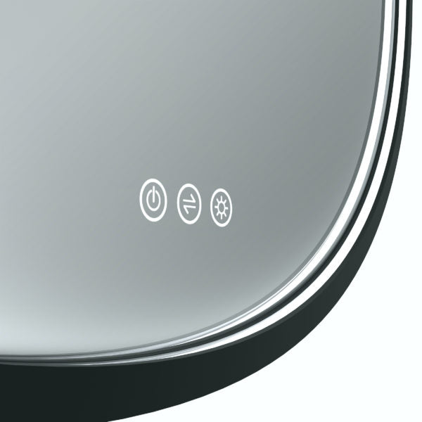 Euro Mirror Olëk Black Frame 900mm - Designer Bathware