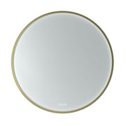 Euro Mirror Olëk Brass Frame 800mm - Designer Bathware