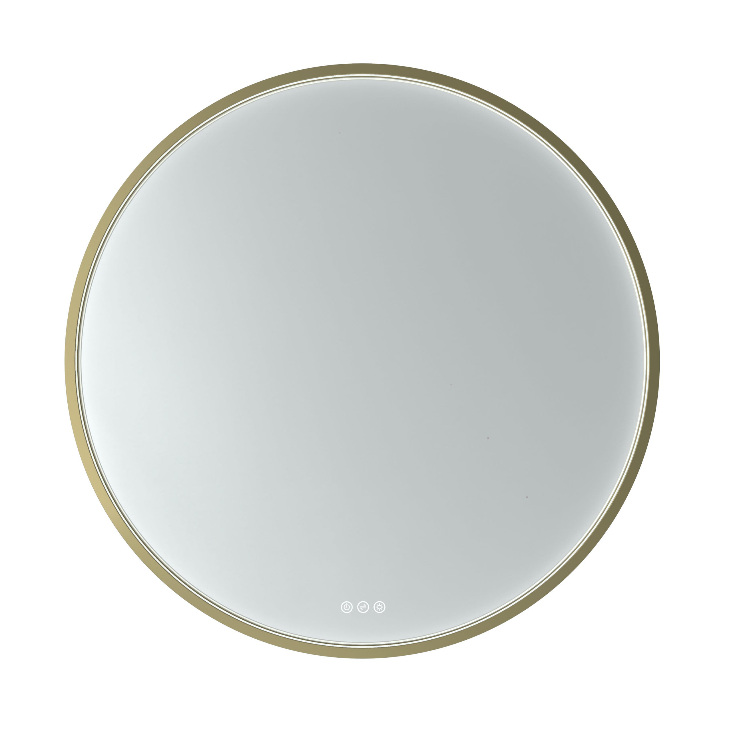 Euro Mirror Olëk Brass Frame 800mm - Designer Bathware