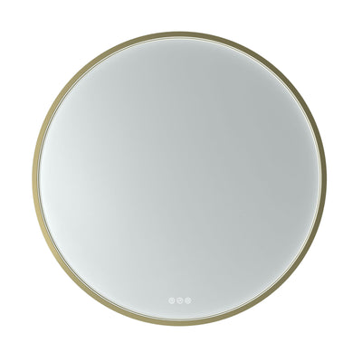 Euro Mirror Olëk Brass Frame 800mm