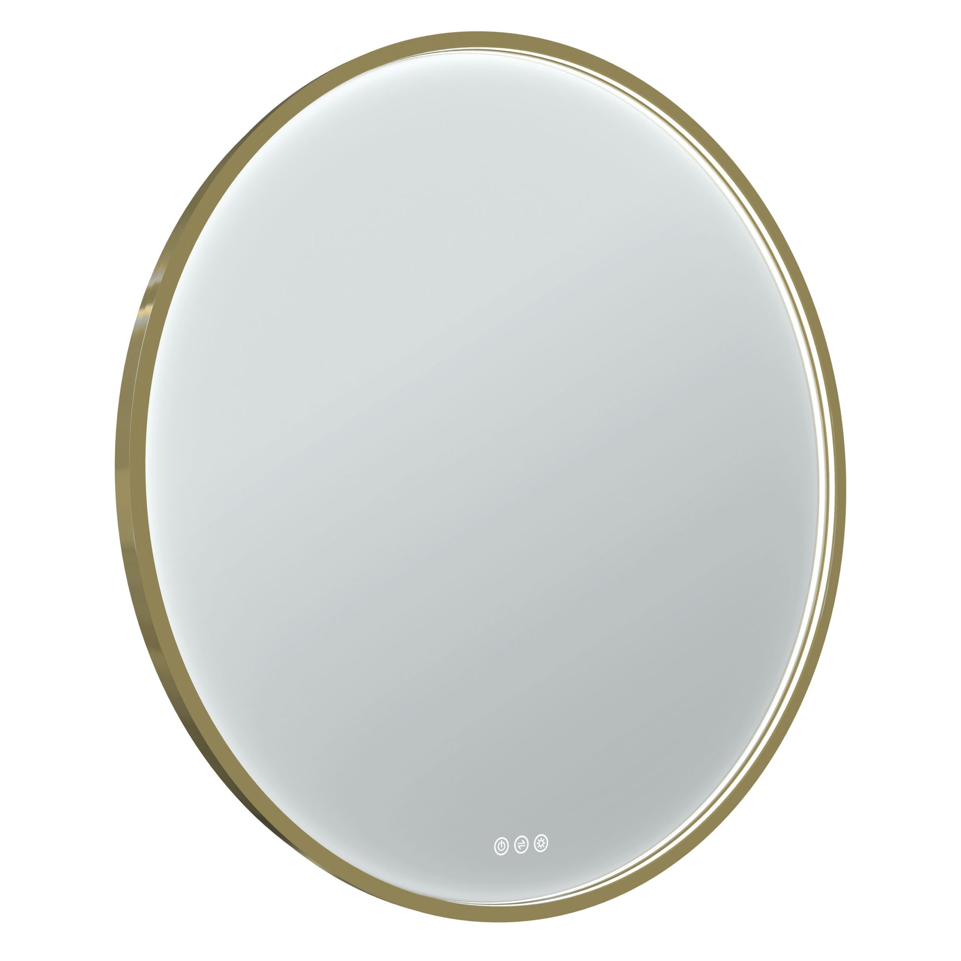 Euro Mirror Olëk Brass Frame 800mm - Designer Bathware