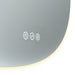 Euro Mirror Frameless LED 600mm - Designer Bathware