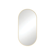 Empire Urban Brass Framed Mirror 450 x 900mm - Designer Bathware